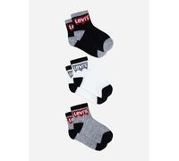 Levi's Kids Wear Levi's Kids Batwing Mid Cut 3 Pack Socks Set in Black - Black - 7-9Yrs
