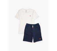 Levis Levis Brand-Print Two-Piece Cotton-Blend Set 4-8 Years Bright White 4 Years