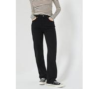 Levi's Levi's® Women's Ribcage Full-length Jeans - Black Sprout, Black, Size 32, Inside Leg 32, Women Black