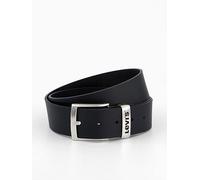 Levi's Lm Legacy Leather Belt - Black, Black, Size 100, Men Black