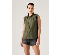Levi's Londyn Short Sleeve Popover Top size M | Button-Down Shirts Outlet | Women M