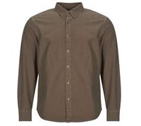Levis Long sleeved Shirt AUTHENTIC BUTTON DOWN in Brown EU S