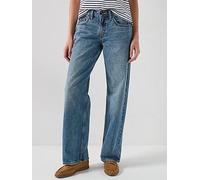 Levi's Low Loose Straight Leg Jeans, Blue, Size 29, Inside Leg 30, Women Blue