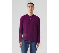 Levi's Ls Thermal 3 Bttn Henley Potent Purple size M | Longsleeves Outlet | Men | Purple M