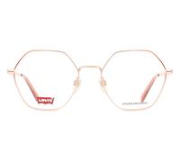 Levi's LV 1063 Women's Glasses, Gold, Size 54
