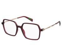 Levi's LV 1072 Women's Glasses, Red, Size 53
