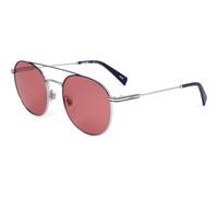 Levi's LV1013-S-010-54 Round/Oval Sunglasses in Silver Levis Silver One Size