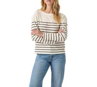 Levi´s ® Marin Stripe Long Sleeve Top Beige XS Woman