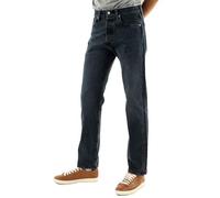 Levi's Men's 501 Original Fit Jeans, Blue Black Stretch, 36W / 32L