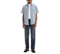 Levi's Men's 501 Original Fit Jeans, Blue Black Stretch, 40W / 34L