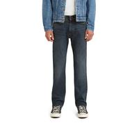 Levi's Men's 505 Regular Fit Jeans (Also Available in Big & Tall), Dark Stonewash, 36W x 30L