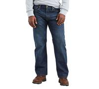 Levis Mens 569 Straight Leg Loose Jeans - Dark Blue - Dark Blue - 32L