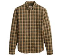 Levi's Men's Authentic Button Down Shirt, Yuri Plaid Kelp, XS
