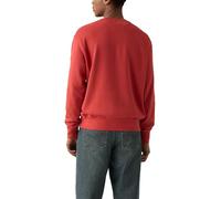 Levi's Men's Authentic Crewneck Sweatshirt Garment Dye Jalapeno Red S