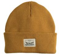 Levi's Men's Back Patch Beanie Hat, Golden Brown X, One Size