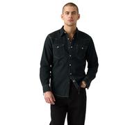 Levi's Men's Barstow Western Standard Button Down Shirt, Beautiful Ash Washed, S