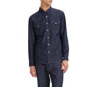 Levi's Men's Barstow Western Standard Woven shirts, Indigo Rinse, S