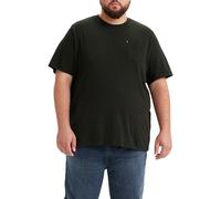 Levi's Men's Big & Tall Classic Pocket Tee Non Graphic Tees, Mineral Black, XL