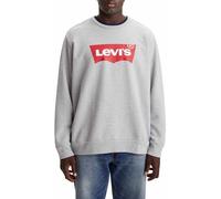 Levi's Men's Big & Tall Graphic Crewneck Sweatshirt Big Crew Mhg (Grey) 5XL
