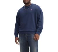 Levi's Men's Big & Tall Original Housemark Crew Sweatshirt Blue