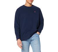 Levi's Men's Big & Tall Original Housemark Crew Sweatshirt, Blue, 3XL