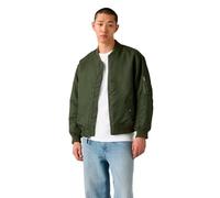 Levi's Men's Bomber Jacket with Side Pockets, Relaxed Fit, Green (Deep Depths), S