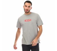 Levis Mens Box Logo Relaxed Fit T-Shirt - Grey - S - Grey