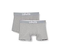 LEVIS Men's Boxer, Middle Grey Melange, M (Pack of 2)