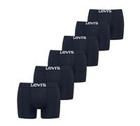 LEVIS Men's Boxer, Navy, M (Pack of 6)