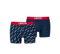 Levi's Men's Boxer Underwear, Blue/White/Red, 14