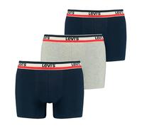 Levi´s Underwear Logo Boxers 3 Units Blue,Black,Grey 2XL Men
