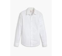 Levi's Mens Bright White Long Sleeve Battery Slim Shirt