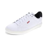 Levi's Men's Carter Sneaker, White/Black, 10 UK