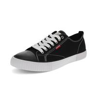 Levi's Men's Casual Sneaker, Black, 9 UK