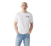 Levi's Men's Classic Graphic Tee Brin Music Inspired White + White S