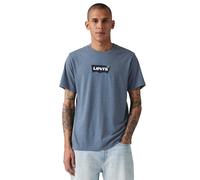 Levis Mens Classic Logo T-Shirt - Indigo - L - Indigo - 100% Cotton