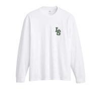 Levis Mens Classic Relaxed Fit Long-Sleeved T-Shirt - White - S - White