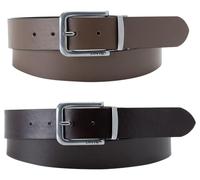 Levi's Men's Classic Reversible Belt, Dark Brown, 80