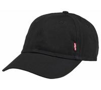 Red Tab Baseball Cap Black One Size