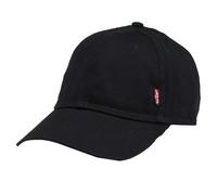 Levi's Men's Classic Twill Red Tab Baseball Cap, Black, One size( 58 cm/ 23 in )