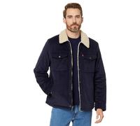 Levi's Men's Corduroy Sherpa Lined Trucker Jacket (Regular & Big & Tall Sizes), Navy Wide Wale, XXL