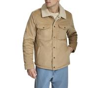 Levi's mens Corduroy Sherpa Lined Trucker Jacket (Regular & Big & Tall Sizes), Sand Wide Wale Corduroy, 2X