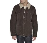 Levi's Men's Corduroy Sherpa Lined Trucker Jacket (Regular & Big & Tall Sizes), Turkish Coffee, L