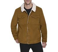 Levi's Men's Corduroy Sherpa Lined Trucker Jacket (Standard and Big & Tall), Brown, XL