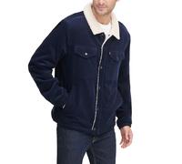 Levi's Men's Corduroy Sherpa Trucker Jacket Navy Large