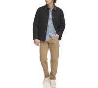Levi's Men's Cotton Canvas Chore Coat Jacket, Black, M