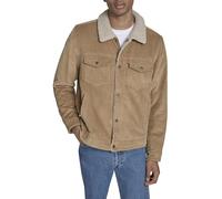 Levi's Men's Cotton Trucker, Tan Wide Wale Corduroy, L