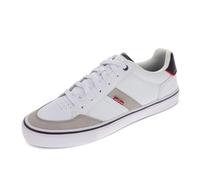 Levi's Men's Deacon Sneaker, White/Cement/Navy, 11 UK