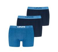 Levi's Men's Denim Inspired Boxer Briefs, Blue Combo, S (Pack of 3)