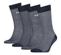 Levi's Men's Denim Regular Cut Socks Gift Box, Mood Indigo, 39